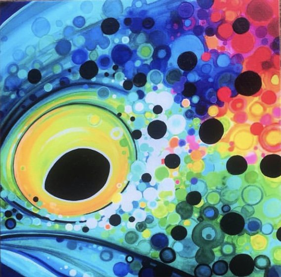 Abstract Rainbow Eye