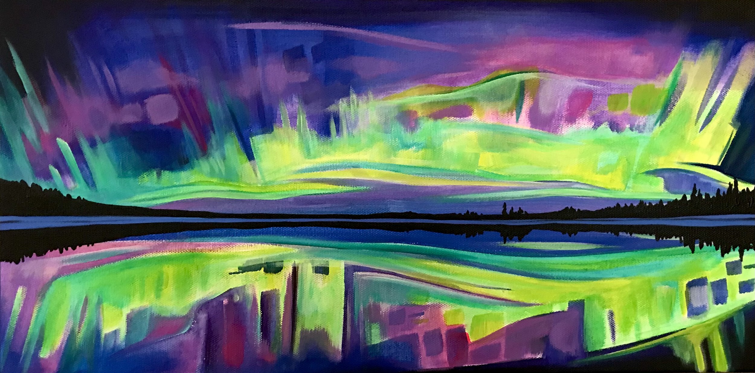 Laura Dewey featured Alaska painting